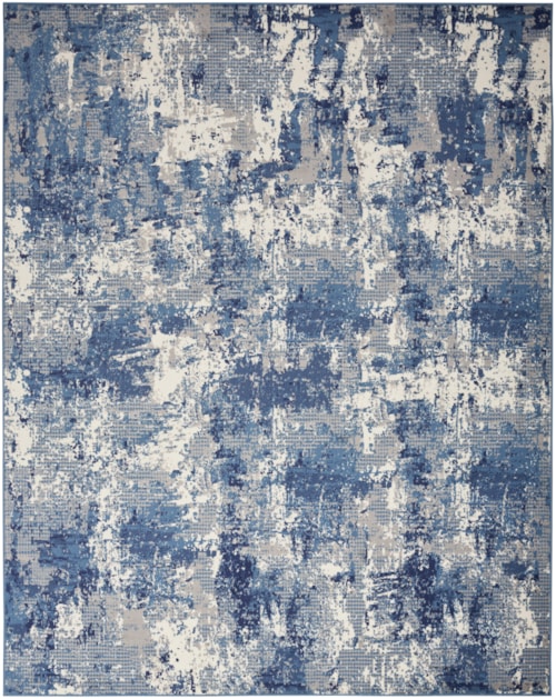 5'3" x 7'3" Navy Blue Rug