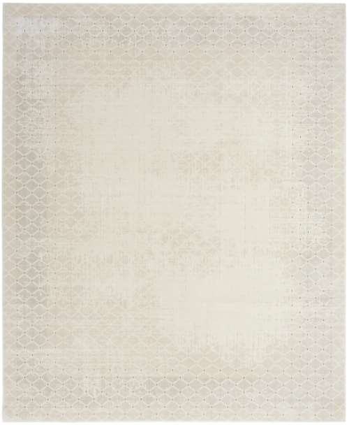 7'10" X 9'10" Ivory Rectangle Rug
