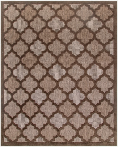 10' X 14' Brown Rectangle Rug
