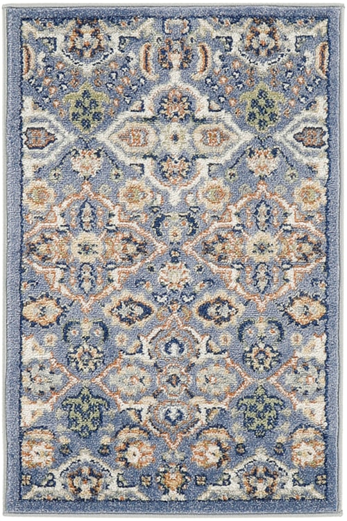 3' x 5' Light Blue Rectangle Rug
