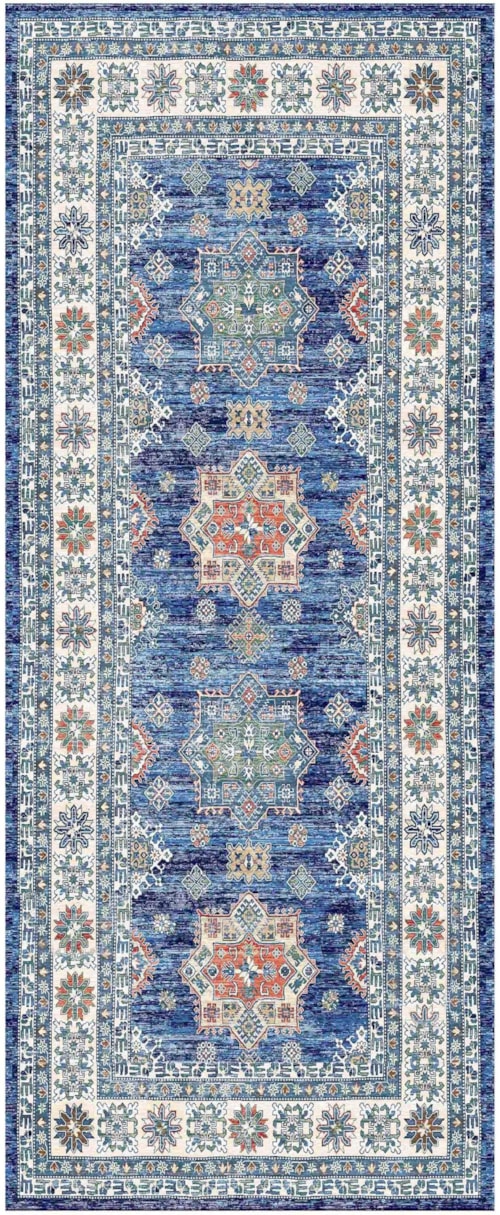 1'10" x 5' Blue Rug