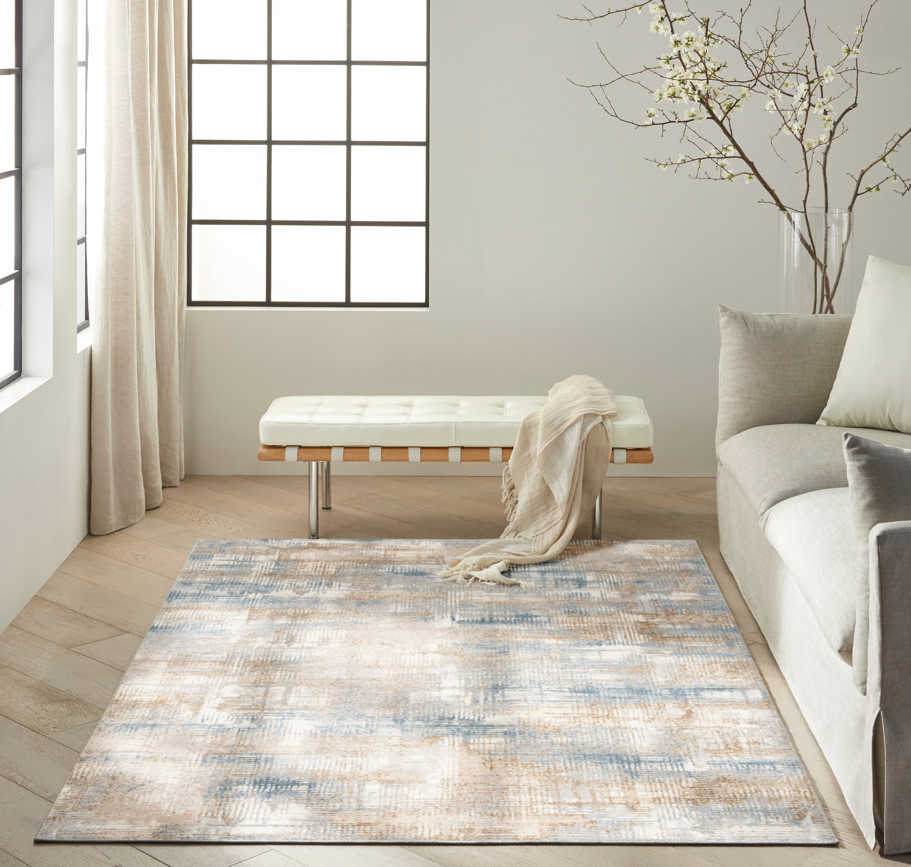 Calvin Klein Home by Nourison Ck950 Rush 4' x 6' Rug