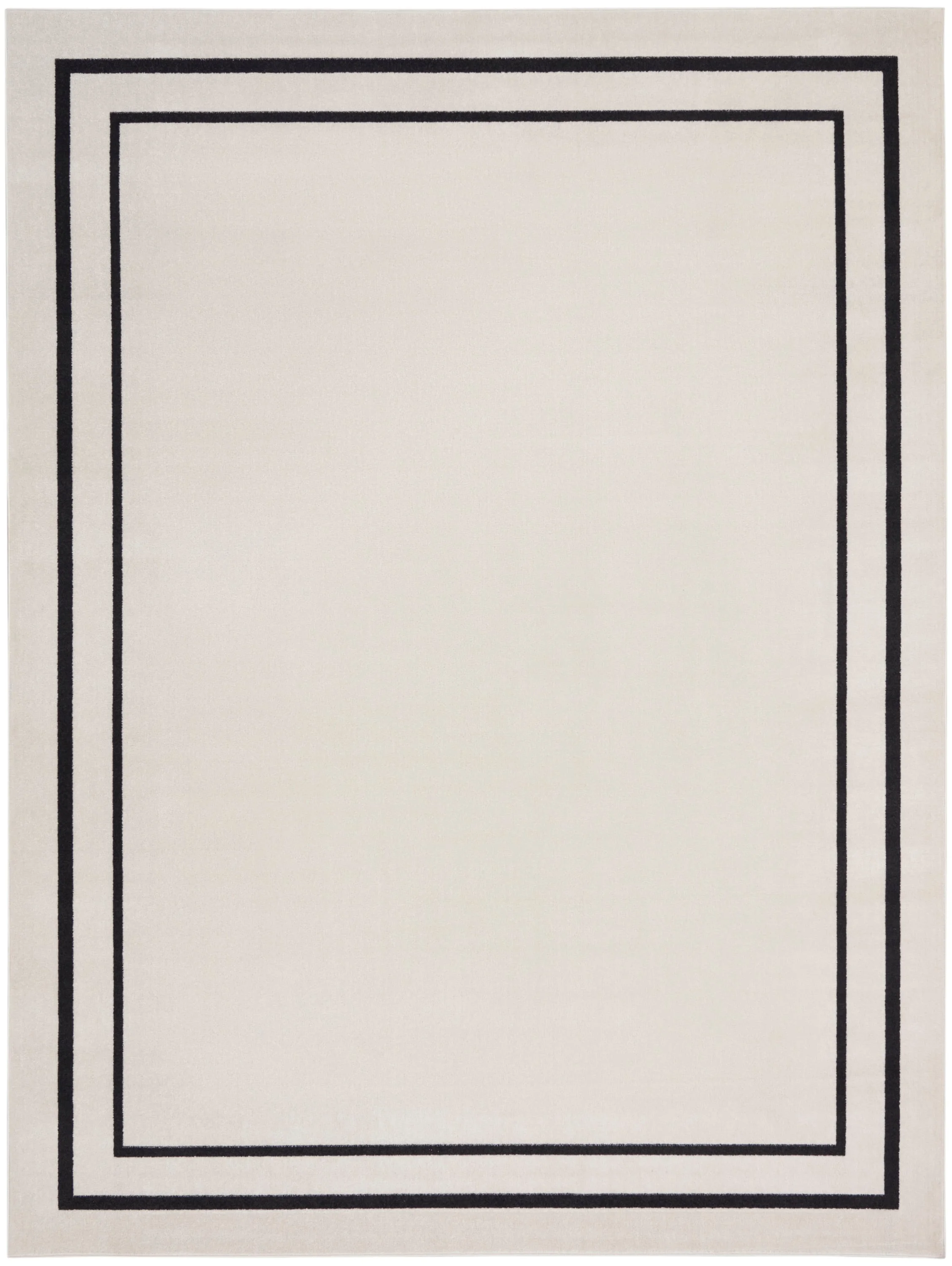 Nourison Black Ivory Essentials Area Rug 2'2 x 7'6 - Nourison