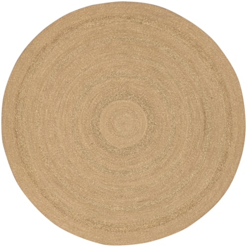 6' Round Natural Round Rug
