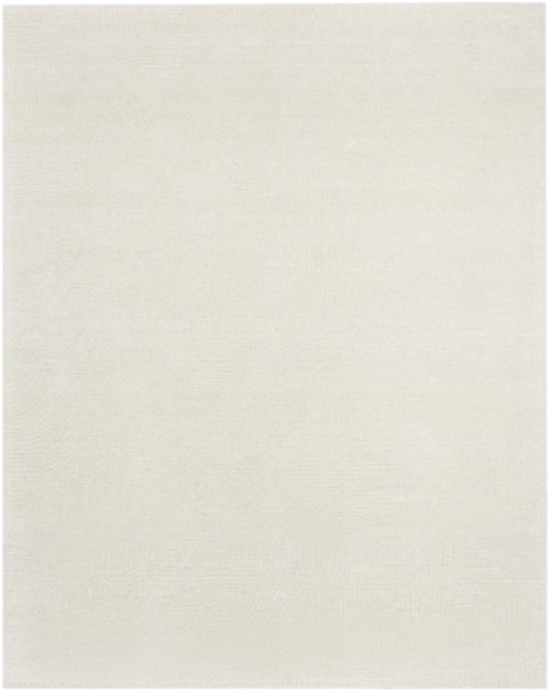 7'9" X 9'9" Ivory Rectangle Rug