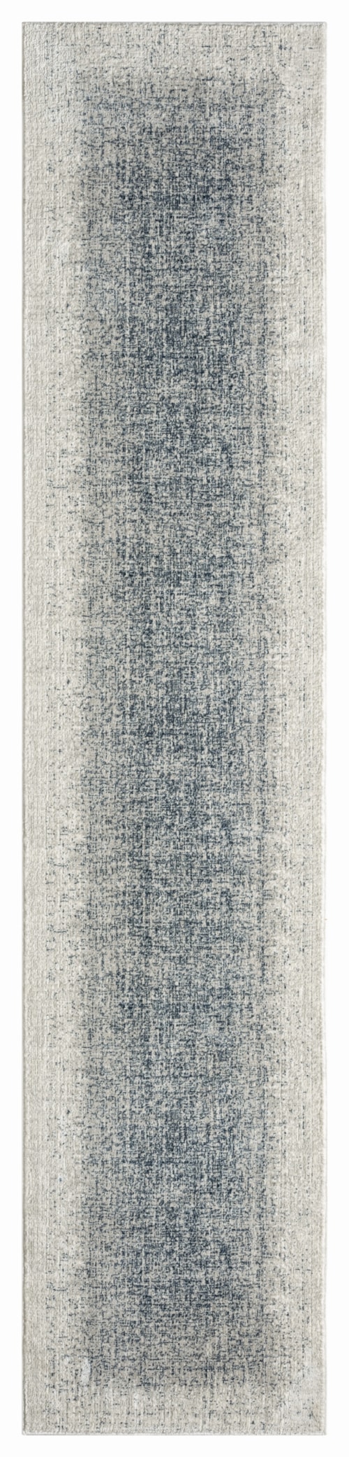 2'2" X 10' Ivory Blue Runner Rug