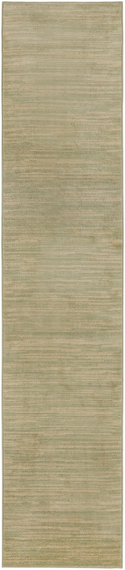 2'2" x 7'6 Green Gold Runner Rug