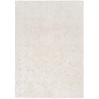 7'9" X 9'9" Ivory Silver Rectangle Rug
