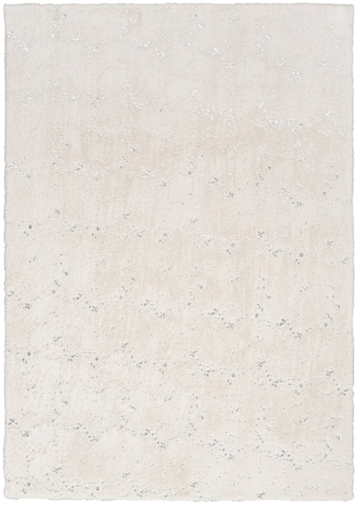 7'9" X 9'9" Ivory Silver Rectangle Rug