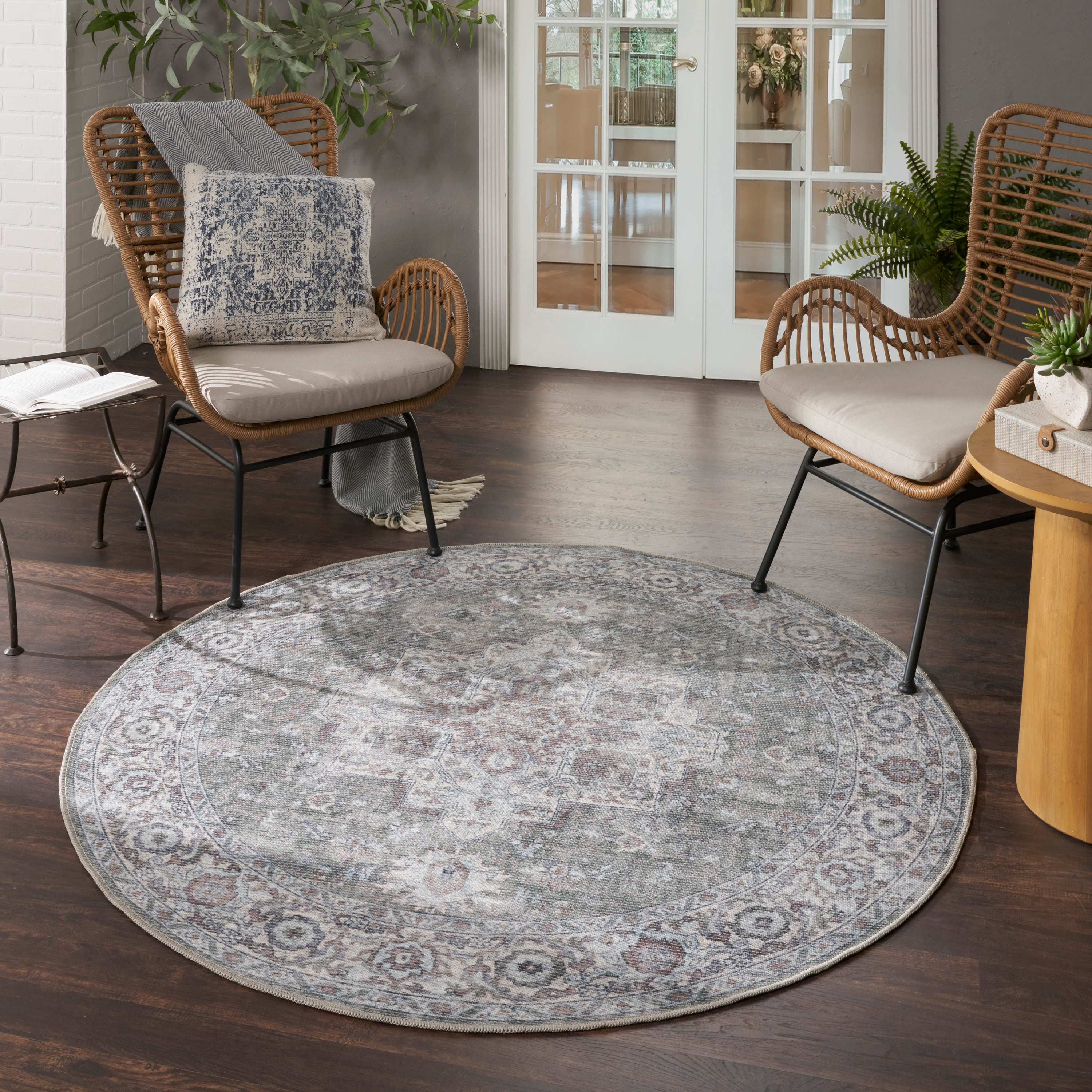 5'3" Round  Rug