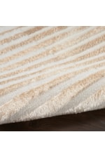 Inspire Me! Home Décor by Nourison Brushstrokes 5'3" x 7'3" Cream Grey Rectangle Rug