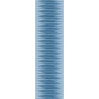 2'2" x 7'6 Blue Runner Rug