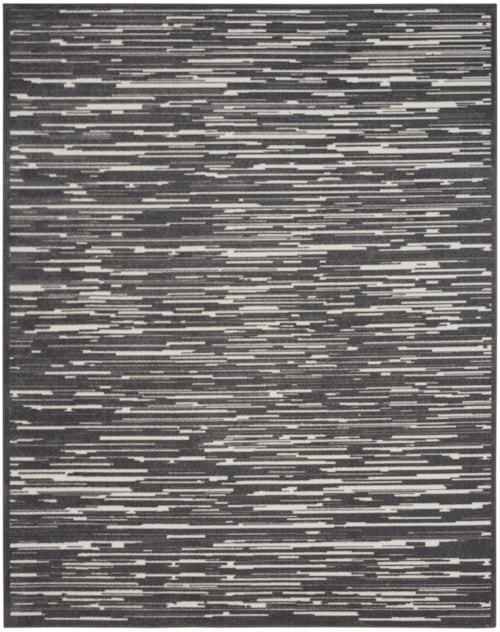9'2" X 12' Grey Rectangle Rug