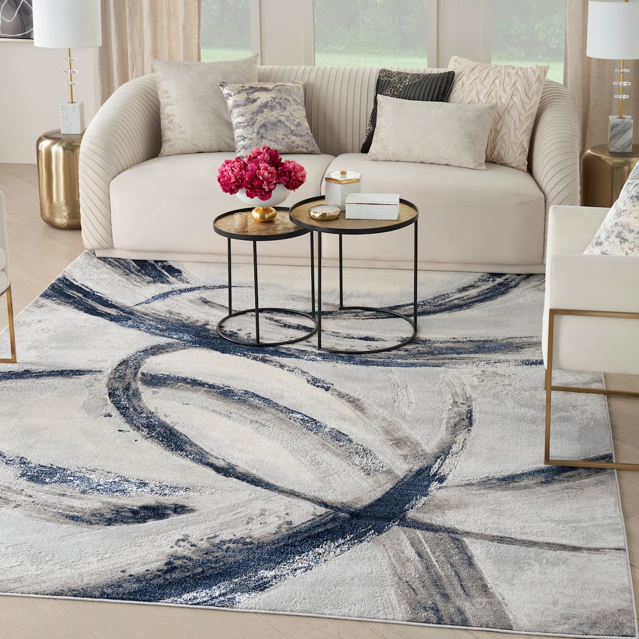Inspire Me! Home Décor by Nourison Brushstrokes 9' x 12'  Rug