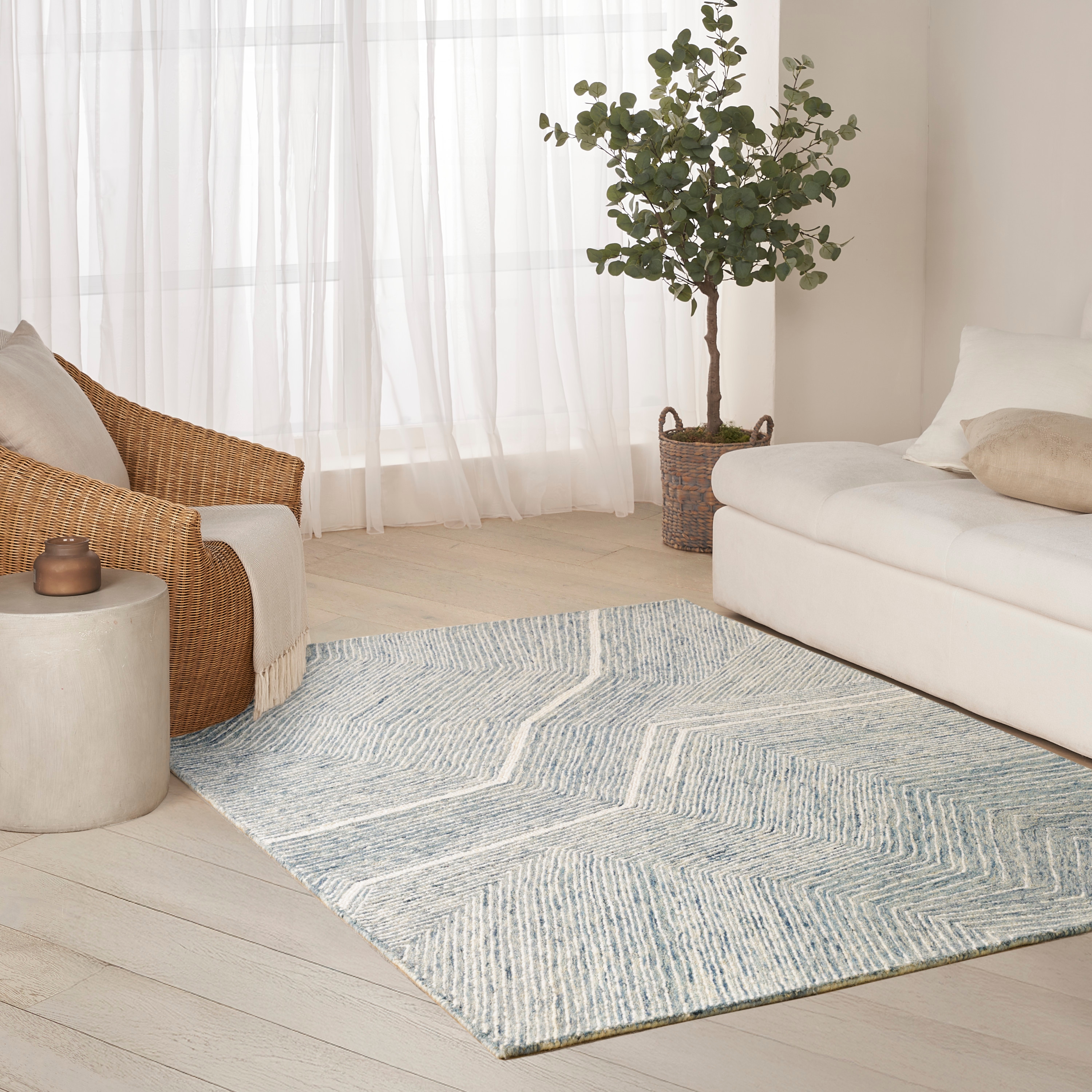 Nourison Pure Angles 3'9" X 5'9"