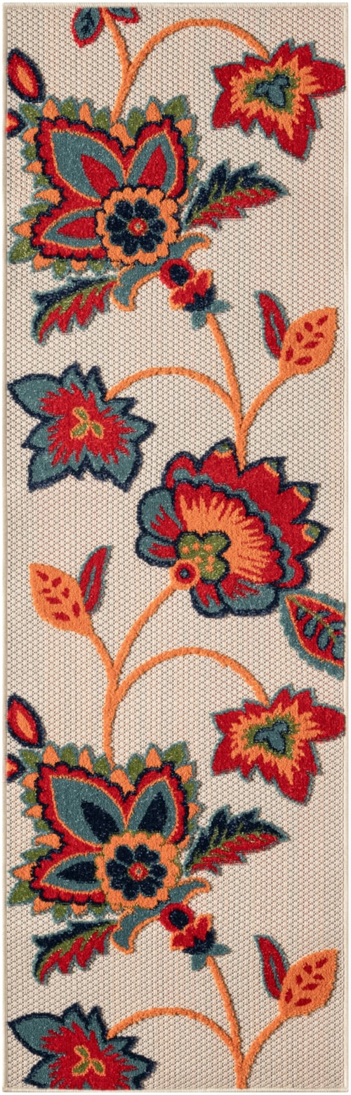 2' X 6' Multicolor Runner Rug
