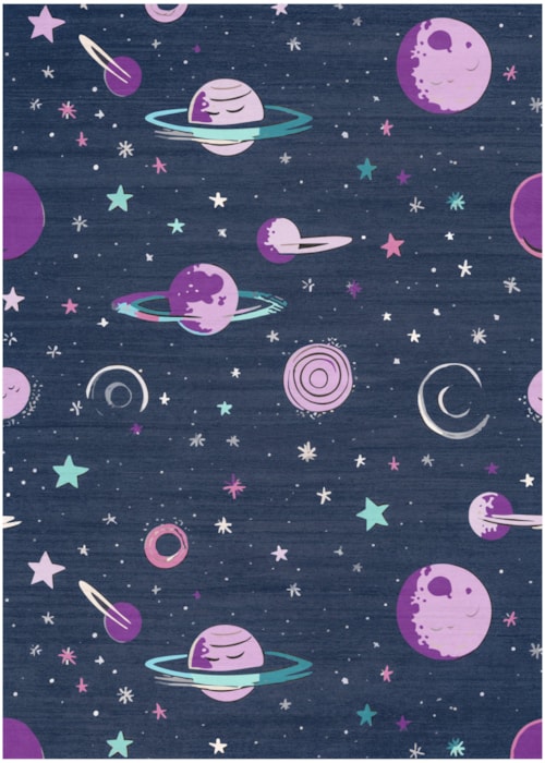 6'6" X 9'2" Black Rectangle Rug