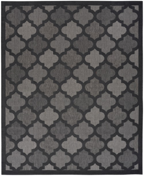 9' X 12' Charcoal Black Rectangle Rug