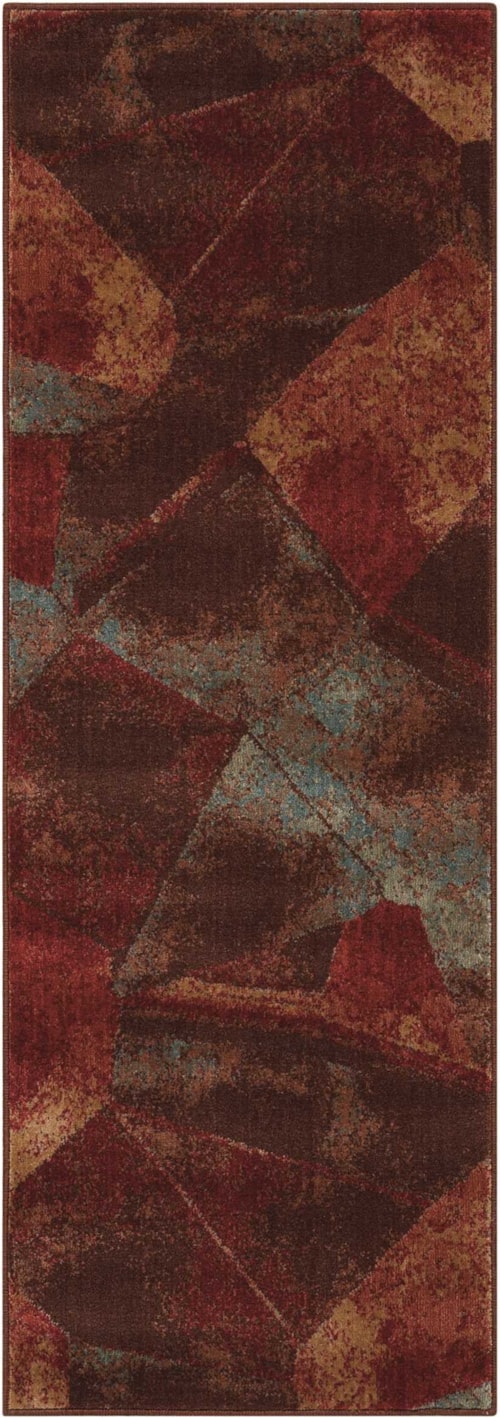 2' x 5'9" Multicolor Runner Rug