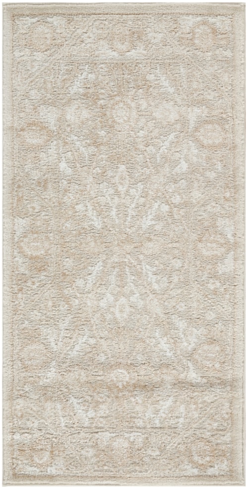 2' X 4' Cream Beige Rectangle Rug