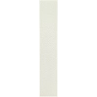 Versatile 2'2" X 20' Ivory White Modern Rug