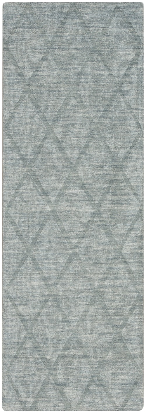 2' X 6' Blue Runner Rug