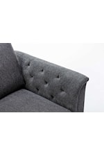 Lilola Home Stanton Contemporary Sofa With Tufted Arms