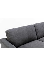 Lilola Home Stanton Contemporary Sofa With Tufted Arms