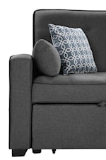 Lilola Home William Contemporary Sleeper Sofa with Dual USB Charging Ports