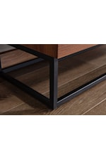 Lilola Home Roscoe Contemporary 3-Drawer Console Table with Metal Base