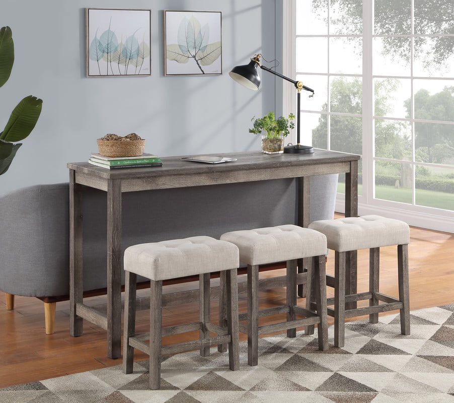 4-Piece Counter Height Pub Table Set