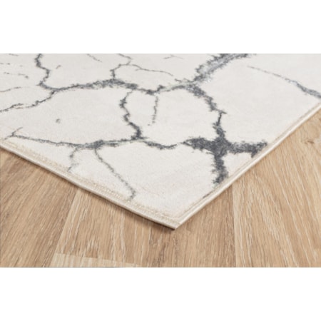 MAZ 8X11 CREAM/SILVER AREA RUG |