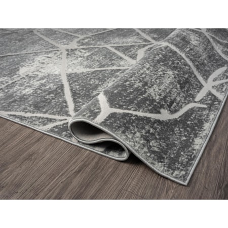 RILEY 8X11 GREY WHITE AREA RUG |