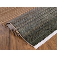 ANNA 5X8 BLACK BROWN AREA RUG |