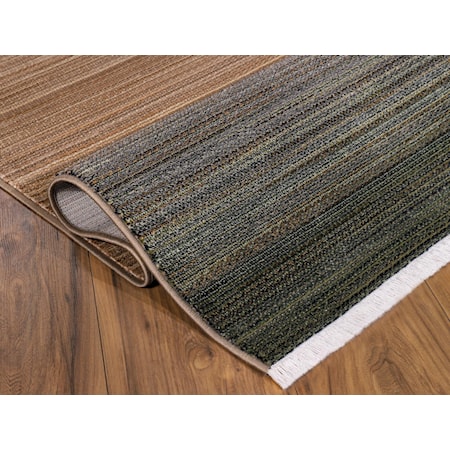 ANNA 5X8 BLACK BROWN AREA RUG |