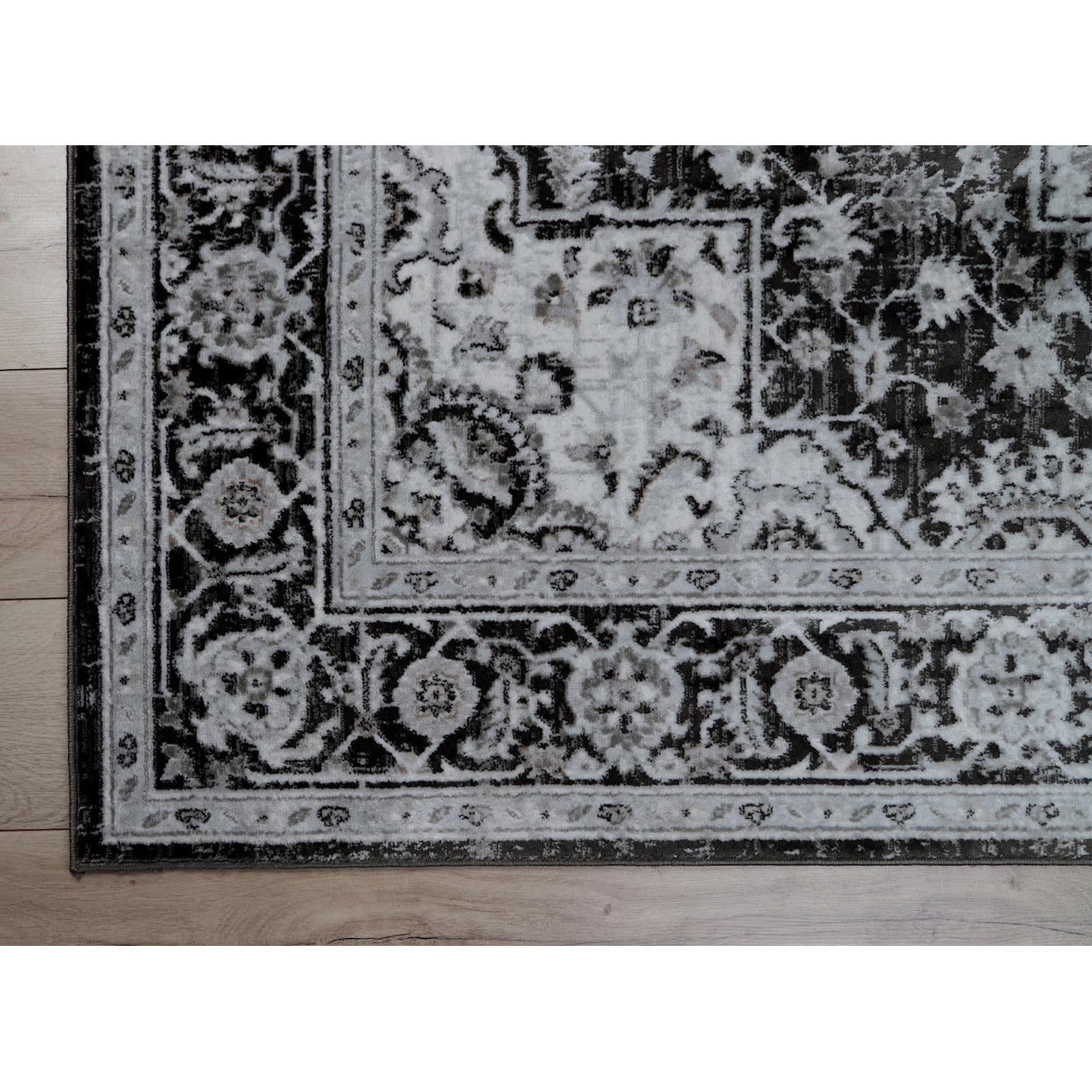 MDA Rugs Trendy Collection TRENDY 5X8 BLACK/WHITE AREA RUG |