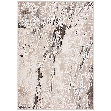 PETRA 8X11WHITE/BROWN AREA RUG |