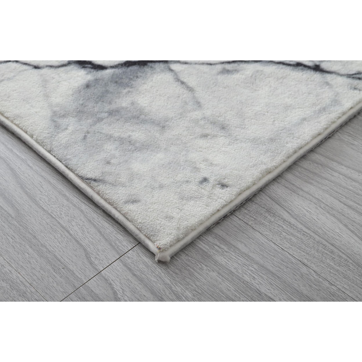 MDA Rugs Retro Collection RETRO 5X7 WHITE/MARBLE AREA RUG |