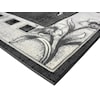 MDA Rugs Rhodes Collection RHODES 8X11 BLACK & WHITE AREA RUG |