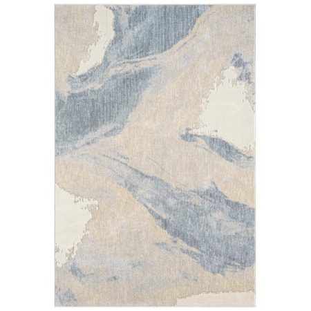 BABYLON 5X8 GREY BEIGE AREA RUG |