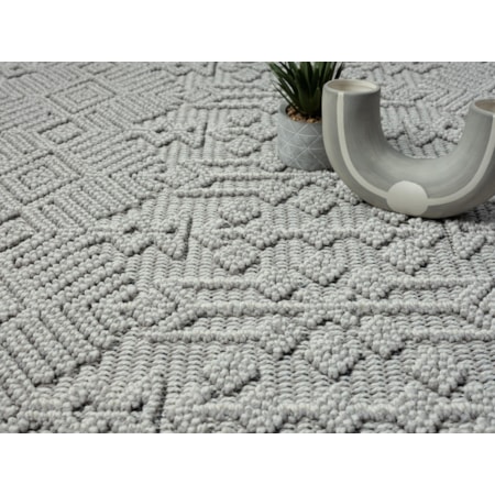 ENJOY LIGHT GREY 5X8 AREA RUG |