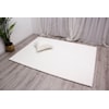 MDA Rugs Rabbit Collection 8 X 10 FAUX RABBIT WHITE #1 RUG |
