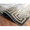 MDA Rugs Brooklyn Collection BROOKLYN 8X11 GOLD PATTERN AREA RUG |