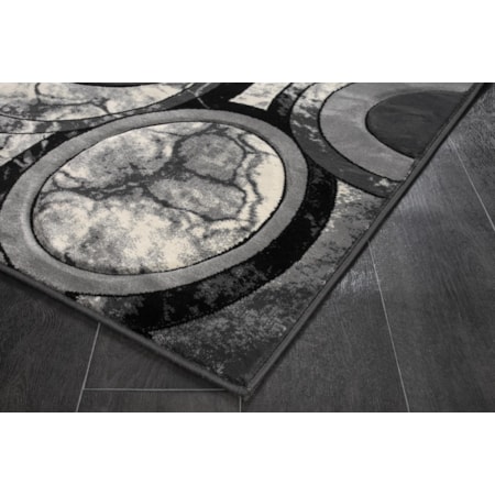 RHODES 8X11 BLACK/WHITE AREA RUG |