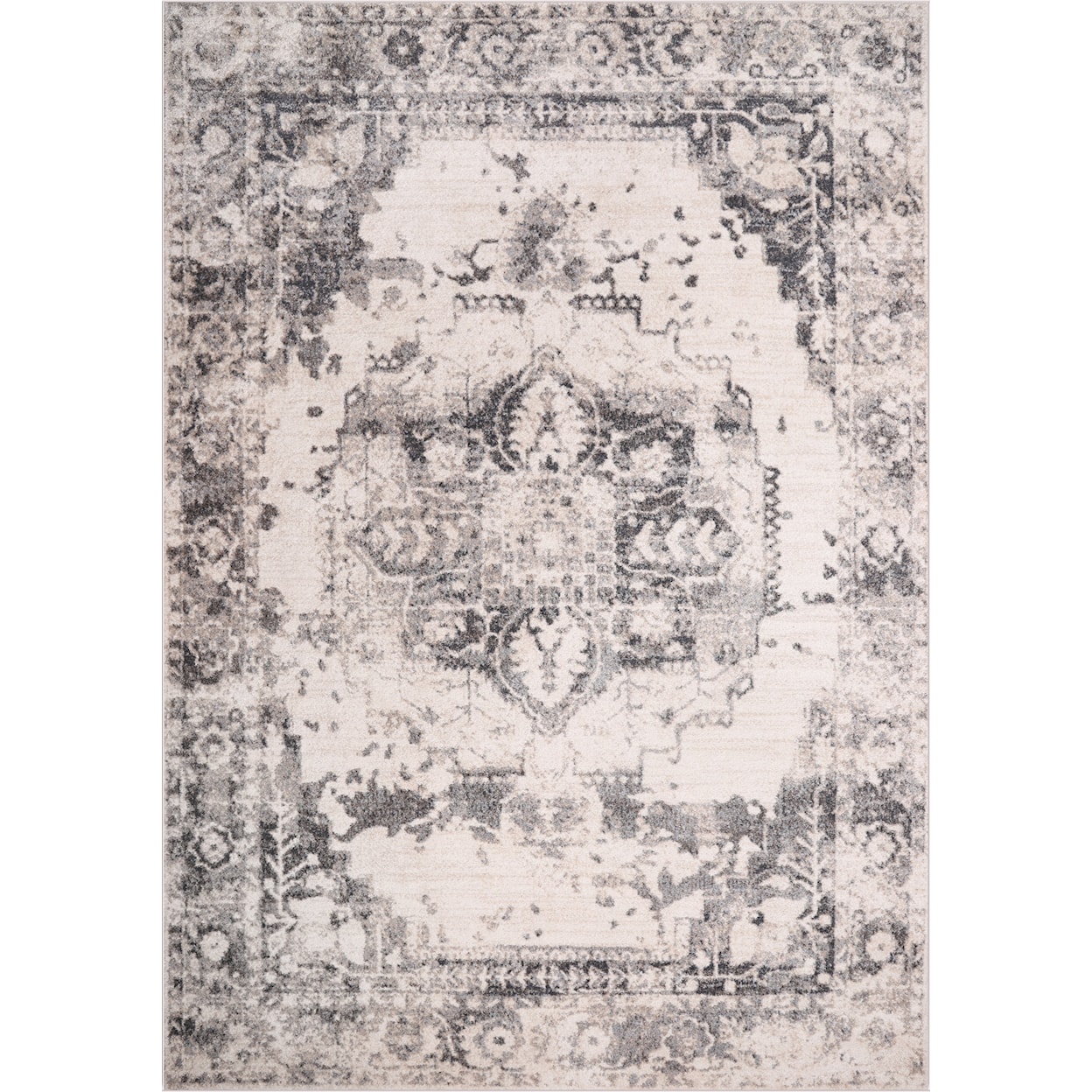 MDA Rugs Angel Collection ANGEL 8X10 GREY BEIGE AREA RUG |