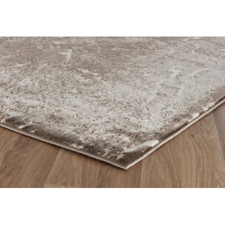 PETRA 5X8 BROWN/WHITE AREA RUG |