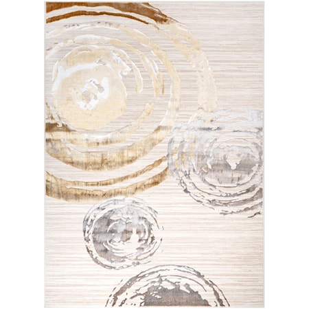 LONDON 8X11 GOLD/SILVER AREA RUG |