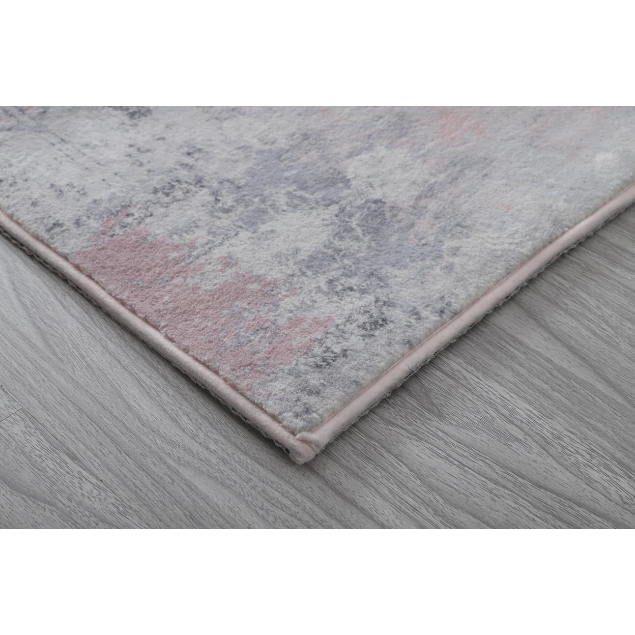 MDA Rugs Retro Collection RETRO 5X7 PINK/BLACK AREA RUG |