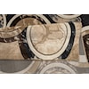 MDA Rugs Rhodes Collection RHODES 5X8 GOLD/GREY AREA RUG |