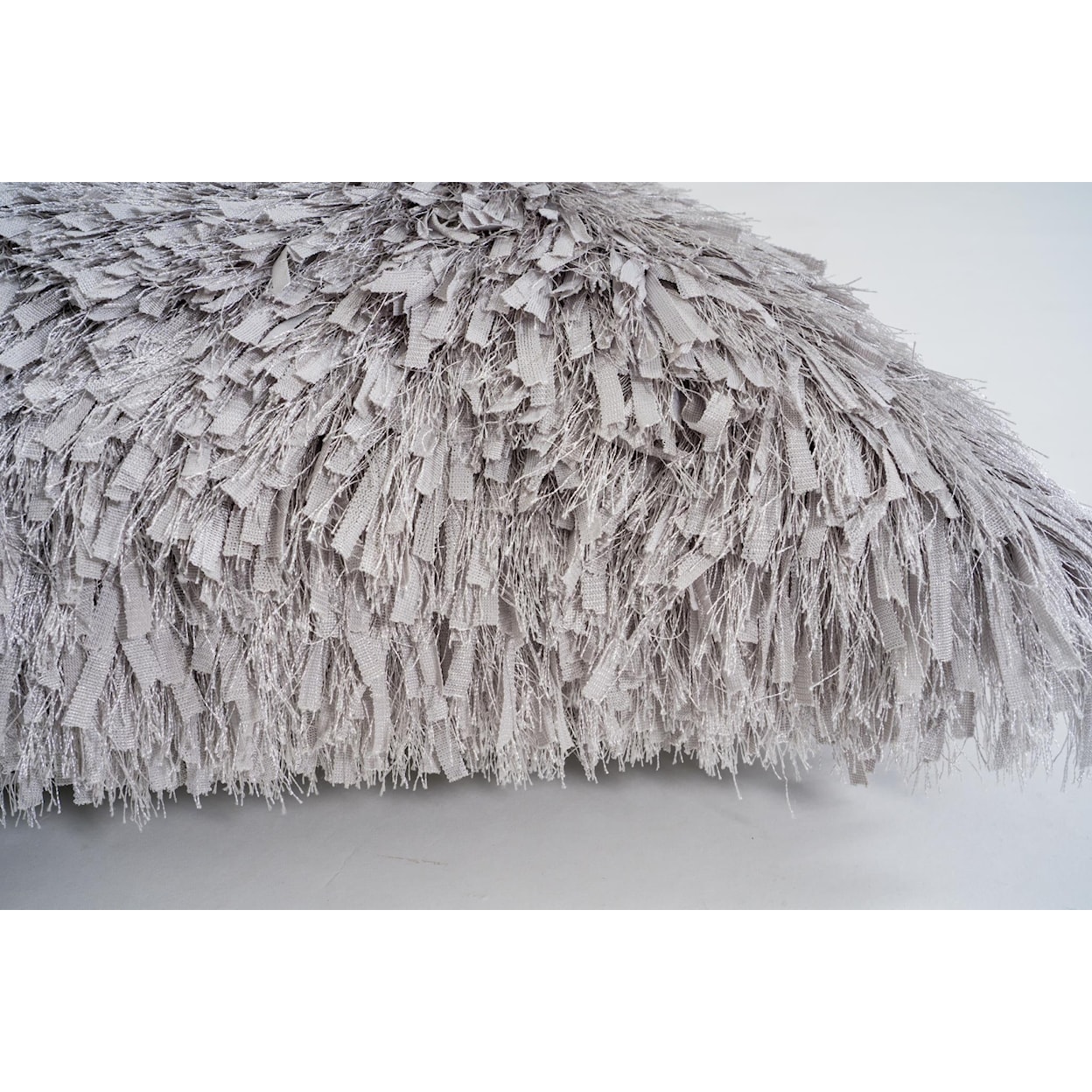 MDA Rugs Pillows SHAGGY 16 20X20 GREY SHAG PILLOW |